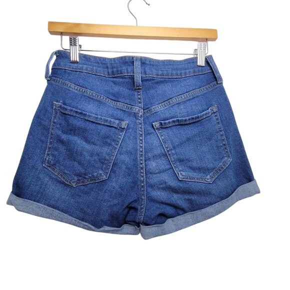Old Navy Cuffed High Rise Wow Jean Shorts Size 0 - Picture 2 of 7